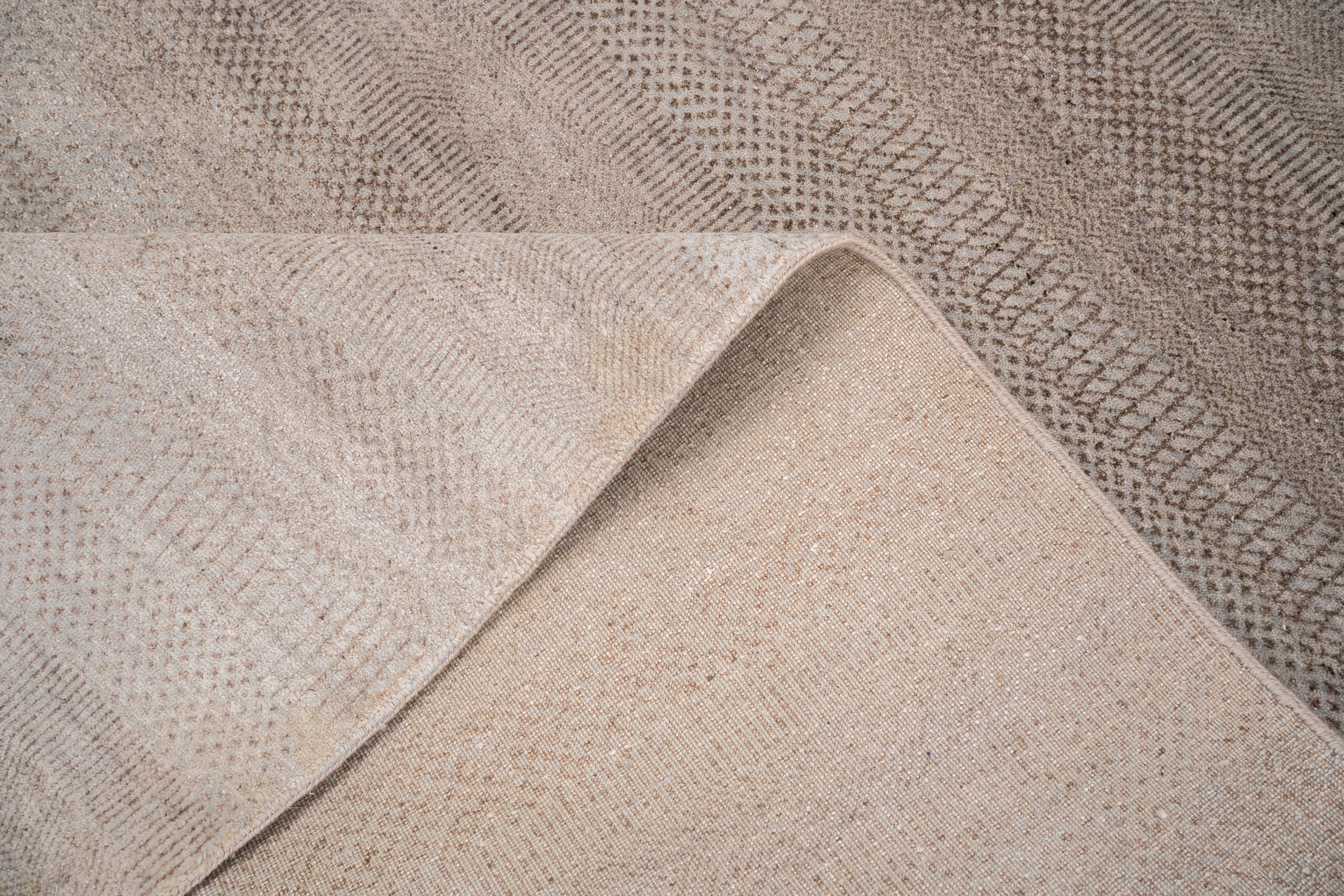 Handknotted Carpet  DIA- 0127 MCN, Quick Silver & Quincy