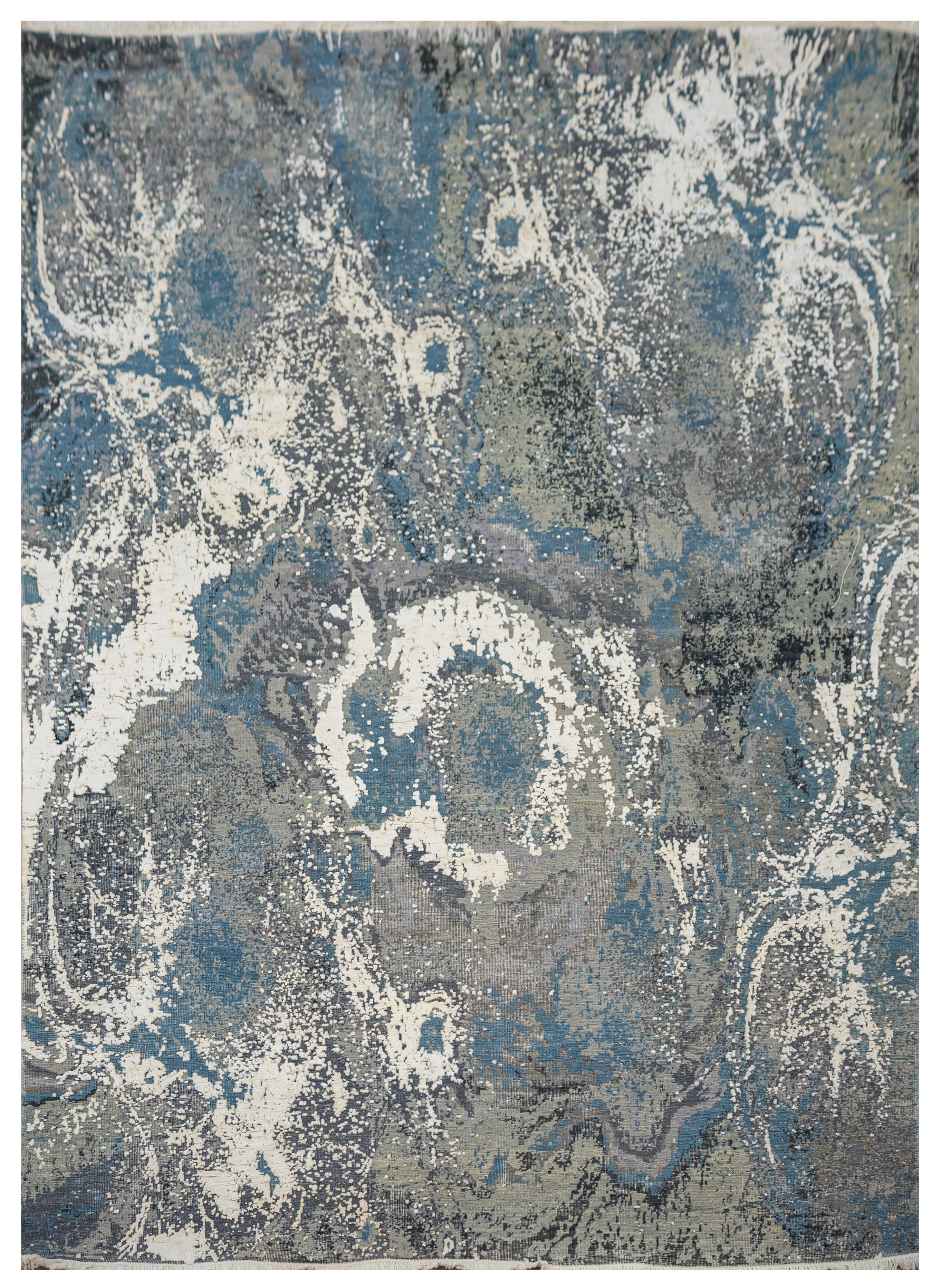 Abstract Handknotted Carpet  P-07 GALAXY