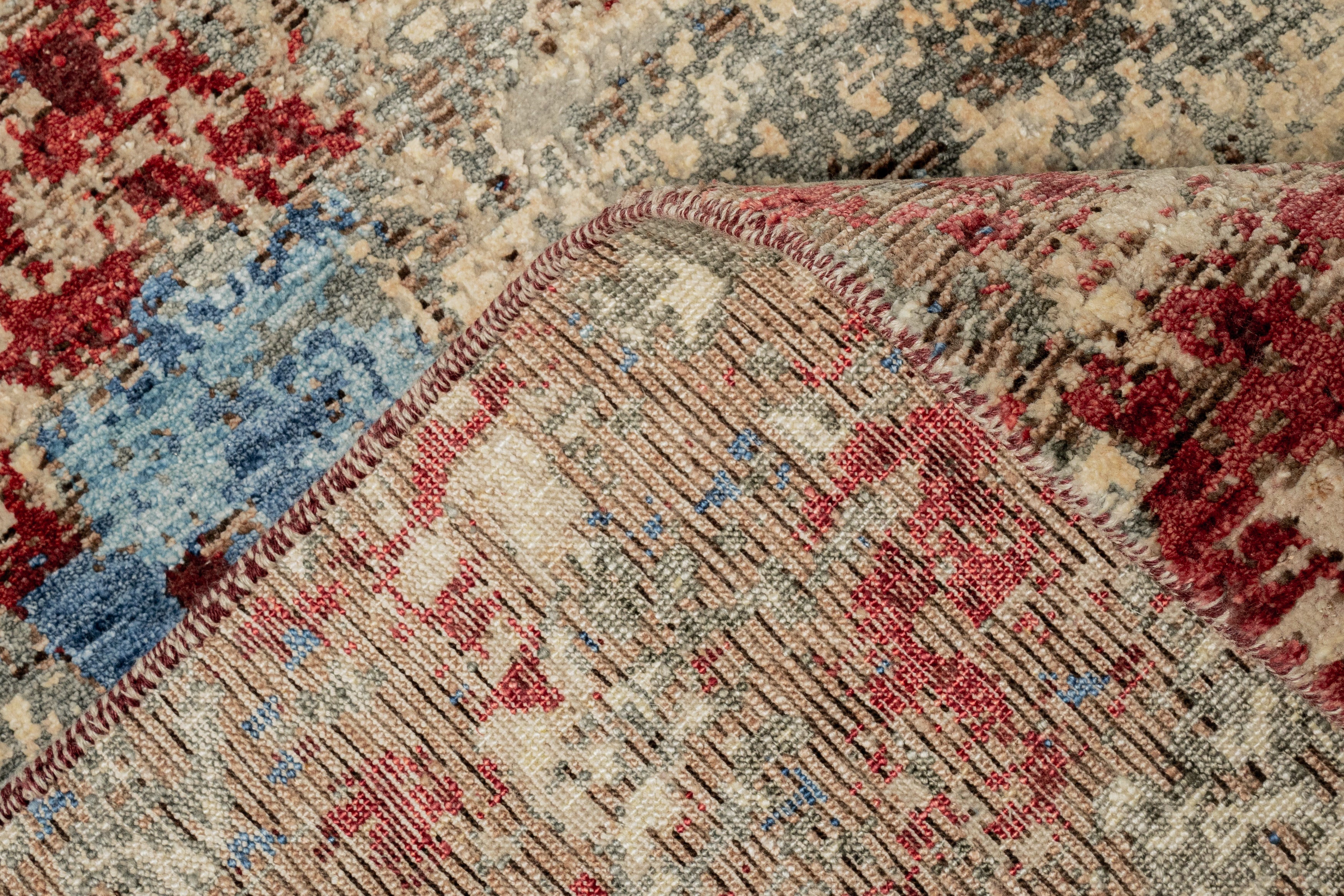 Abstract Design Handknotted Carpet DIA- P0026