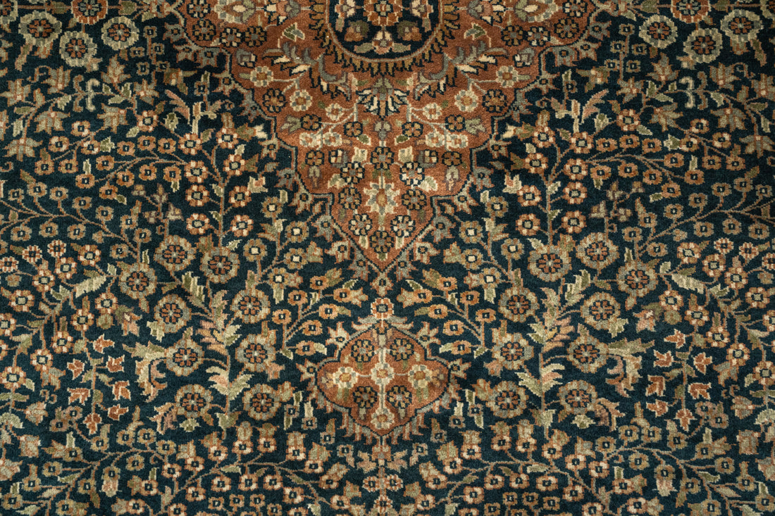 DIA- Blue & Camel Single Weft Persian Rug